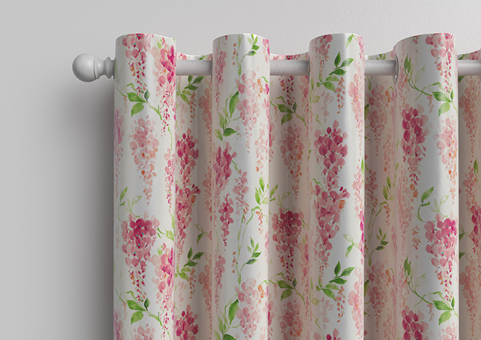 Wisteria Silk, Vivid Pink - Made to Measure Curtains - Image 12